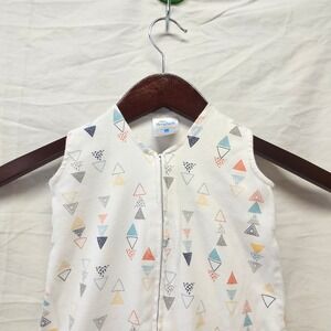 HALO SleepSack Swaddle Kids Small White Triangle Geometric Wearable Blanket